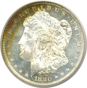 image for: 1880-S $1 PCGS MS65 PL *Rim Toning*