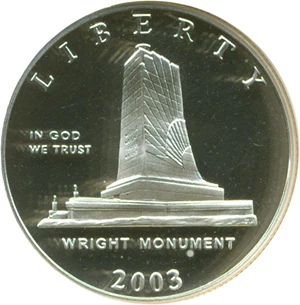 image for: 2003-P 50c First Flight NGC Proof 69 UCameo