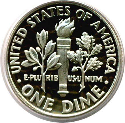 image for: 1995-S 10c  PCGS Proof 69 DCameo