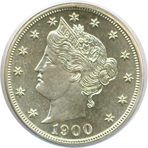 image for: 1900 5c PCGS/CAC Proof 66