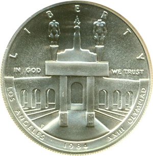 image for: 1984-P $1 Olympic NGC MS69