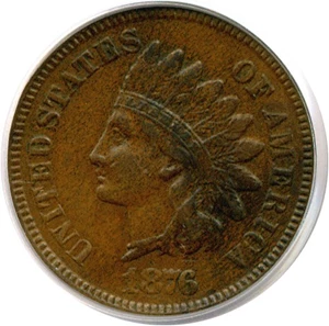 image for: 1876 1c PCGS XF45