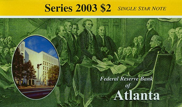 image for: Fr.1937F* 2003 $2  PMG Gem CU67 EPQ  [F00007259] *Star* 