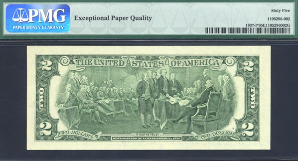 image for: Fr.1937I* 2003 $2  PMG Gem CU65 EPQ [I00012055] *Star* 