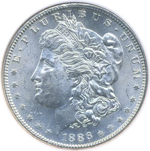 image for: 1886-S $1 NGC MS62