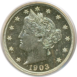 image for: 1903 5c PCGS Proof 64