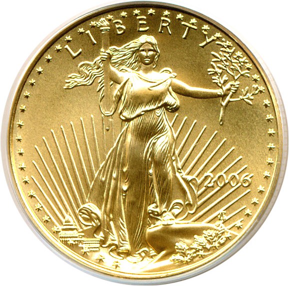 image for: 2006 $25 Gold Eagle-First Strike PCGS MS69 
