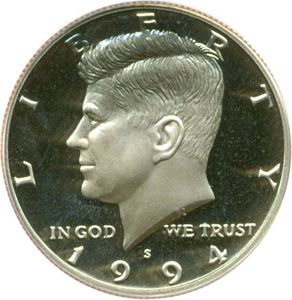 image for: 1994-S 50c  PCGS Proof 69 DCameo