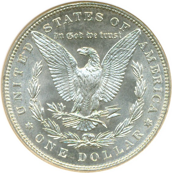 image for: Top 100 VAM: 1886 $1 VAM 17  Doubled Arrows NGC MS64 