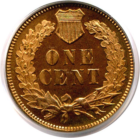 image for: 1878 1c  PCGS/CAC Proof 65 RD