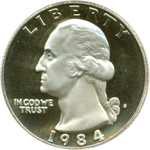 image for: 1984-S 25c PCGS Proof 69 DCameo