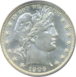 image for: 1906 50c PCGS MS64