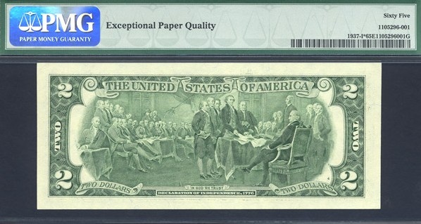 image for: Fr.1937I* 2003 $2  PMG Gem CU65 EPQ [I00012062] *Star* 