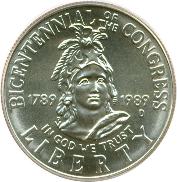 image for: 1989-D 50c Congress PCGS MS69 