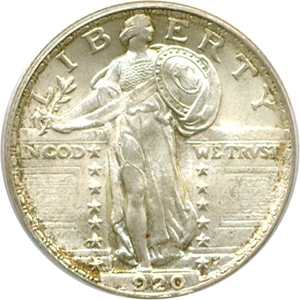 image for: 1920 25c PCGS MS65