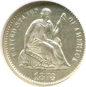 image for: 1873 H10C NGC Proof 65 Cameo