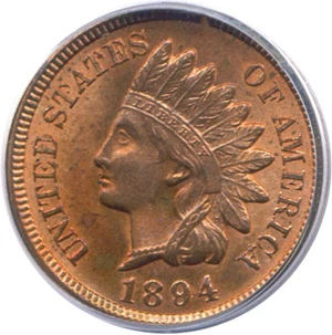 image for: 1894 1c PCGS MS64 RD