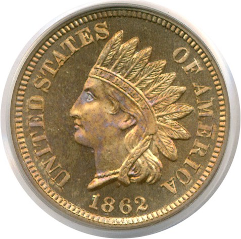 image for: 1862 1c  PCGS Proof 66 Cameo