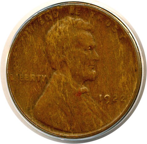 image for: 1922-D 1c Weak D Die 3 ANACS F12 BN