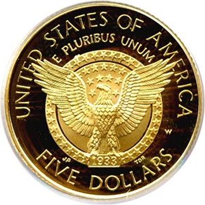 image for: 1997-W $5 Franklin D. Roosevelt PCGS Proof 69 DCameo