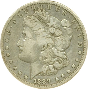 image for: 1889-CC $1 DGS VF20 (Lightly Cleaned, Scratched)