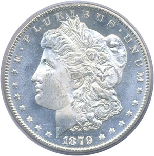image for: 1879-CC $1 PCGS MS65