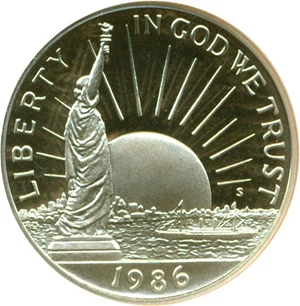 image for: 1986-S 50c Statue Liberty NGC Proof 69 UCameo