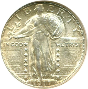 image for: 1917-D 25c Ty.2 NGC MS65