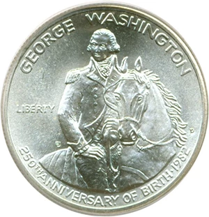 image for: 1982-D 50c Washington PCGS MS68
