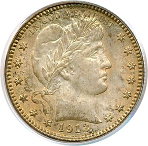 image for: 1913-S 25c PCGS/CAC MS65