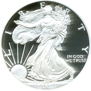 image for: 2007-W $1 Silver Eagle NGC Proof 69 UCameo - Early Releases