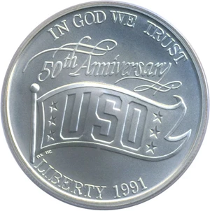 image for: 1991-D $1 USO PCGS MS69