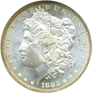 image for: 1883 $1 NGC MS64