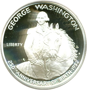 image for: 1982-S 50c Washington PCGS Proof 69 DCameo *Donna Pope Autograph*