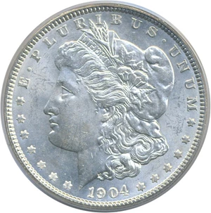 image for: 1904 $1 PCGS MS62