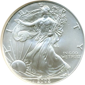 image for: 2002 $1 Silver Eagle NGC MS69