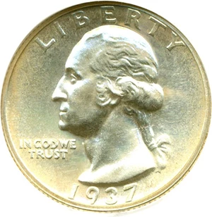 image for: 1937 25c DGS Proof 64