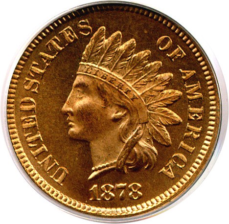 image for: 1878 1c  PCGS/CAC Proof 65 RD