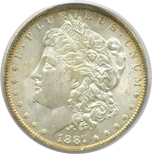 image for: 1887-O $1 PCGS/CAC MS64