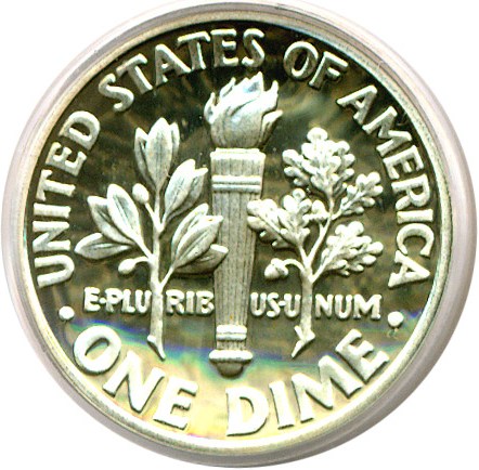 image for: 1995-S 10c Silver PCGS Proof 69 DCameo