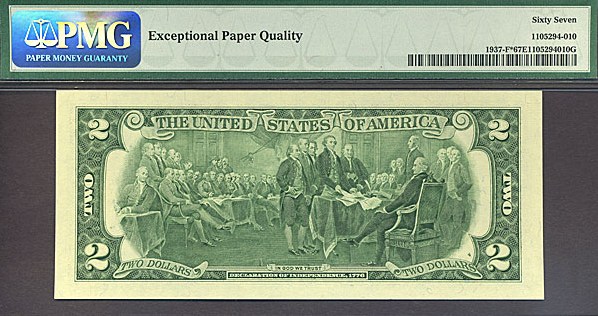 image for: Fr.1937F* 2003 $2  PMG Gem CU67 EPQ  [F00007259] *Star* 
