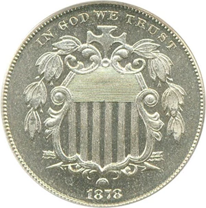 image for: 1878 5c PCGS Proof 66