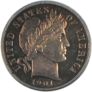 image for: 1901 10c PCGS/CAC Proof 65 *Color*