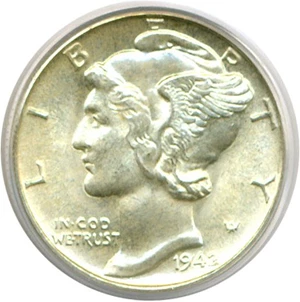 image for: 1942 10c PCGS MS66