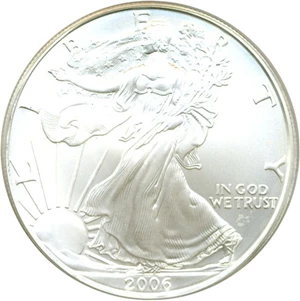 image for: 2006 $1 Silver Eagle PCGS MS69 - First Strike