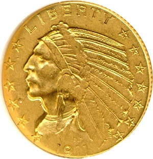 image for: 1911 $5 DGS XF40 (Lightly Cleaned)