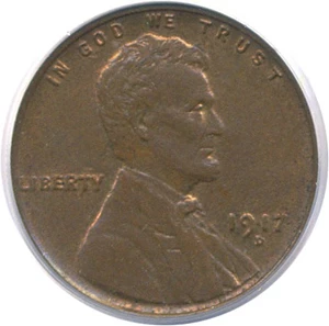 image for: 1917-D 1c PCGS MS63 RB