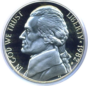 image for: 1982-S 5c PCGS Proof 69 DCameo