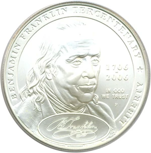 image for: 2006-P $1 Ben Franklin-Founding Father PCGS MS69