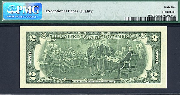 image for: Fr.1937C* 2003 $2  PMG Gem CU65 EPQ [C00005752] *Star* 